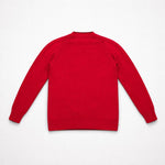 Tommy Hilfiger Pullover Herren Gr. S Rot Crewneck Baumwolle Top Zustand Logo
