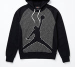 Nike Jordan Herren Hoodie Schwarz | Jumpman Grafik & Text-Print, Gr. S