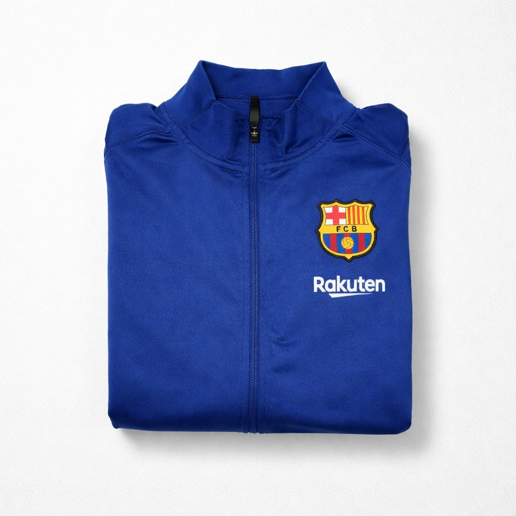 Nike FC Barcelona Trainingsjacke – Blau – Herren S – Rakuten Sponsor – Dri-Fit