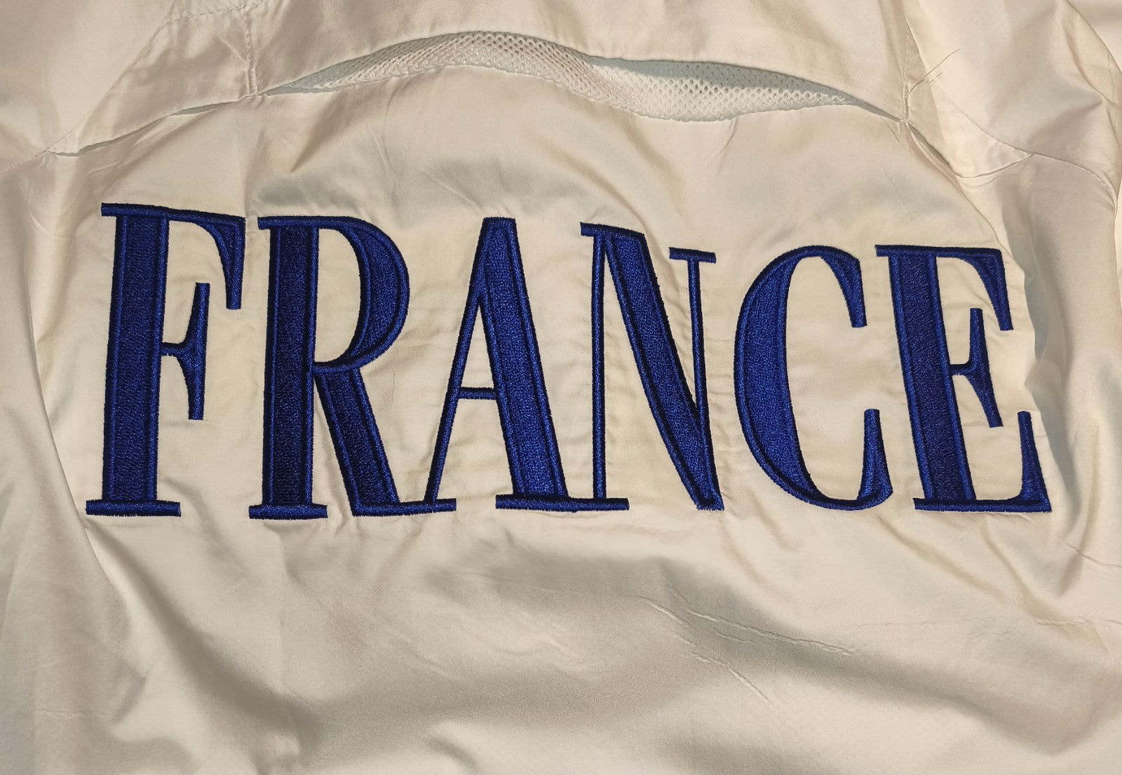 Adidas Vintage Trainingsanzug Frankreich "France" Weiß Blau Rot – Herren Gr. S –
