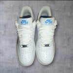 Nike Air Force 1 Sneaker- Weiß, Blau, Gr. 40, Damen/ Herren, Gebraucht