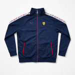 Puma Ferrari Trainingsjacke Blau Herren XXL, F1 Motorsport Jacke Zip