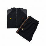 Nike Tn Air Max Anzug Herren Jacke & Hose Schwarz Orange Gr. L Guter Zustand