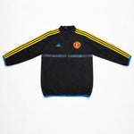 Manchester United x Adidas Track Jacket Vintage 90s Training Jacke Schwarz, Neu 