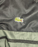 Lacoste Trainingsanzug Herren Gr. M – Windbreaker & Hose – Schwarz/Khaki/Weiß 