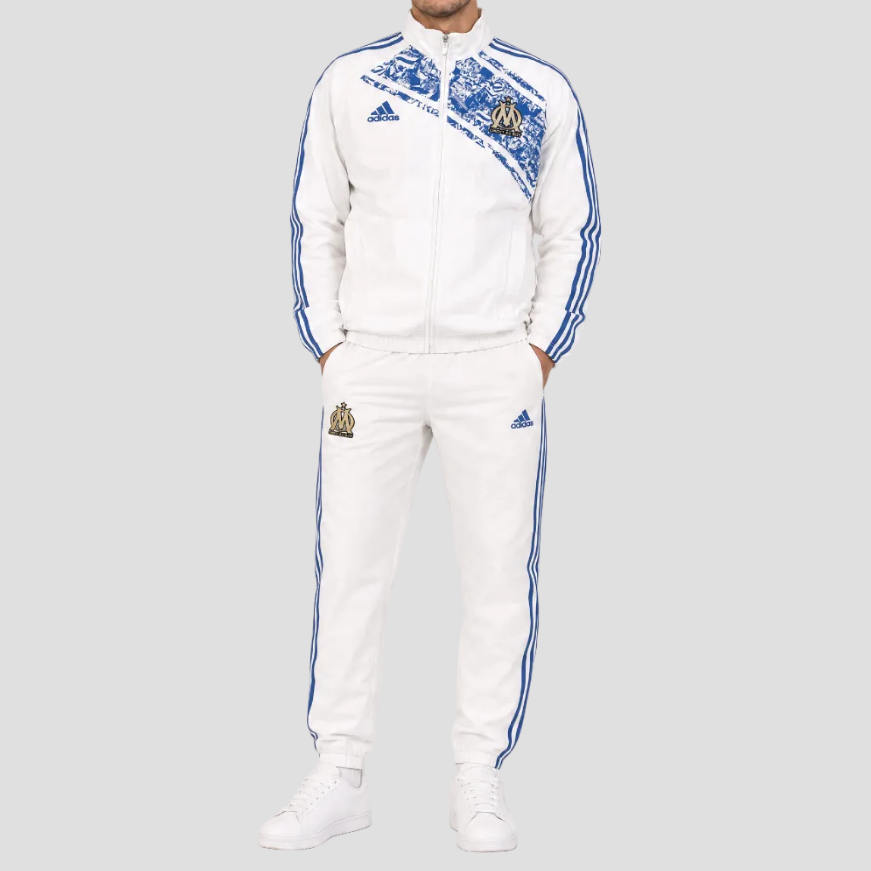 Adidas - Olympique Marseille, Tracksuit - Men (S)