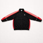 Adidas Trainingsjacken- Vintage Trackjacket, Schwarz/Rot/Weiß, Gr.S (174),