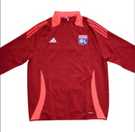 Adidas - Olympique Lyon Trainingsjacke, Sportjacke | Rot | Neu | Aeroready, Gr. L