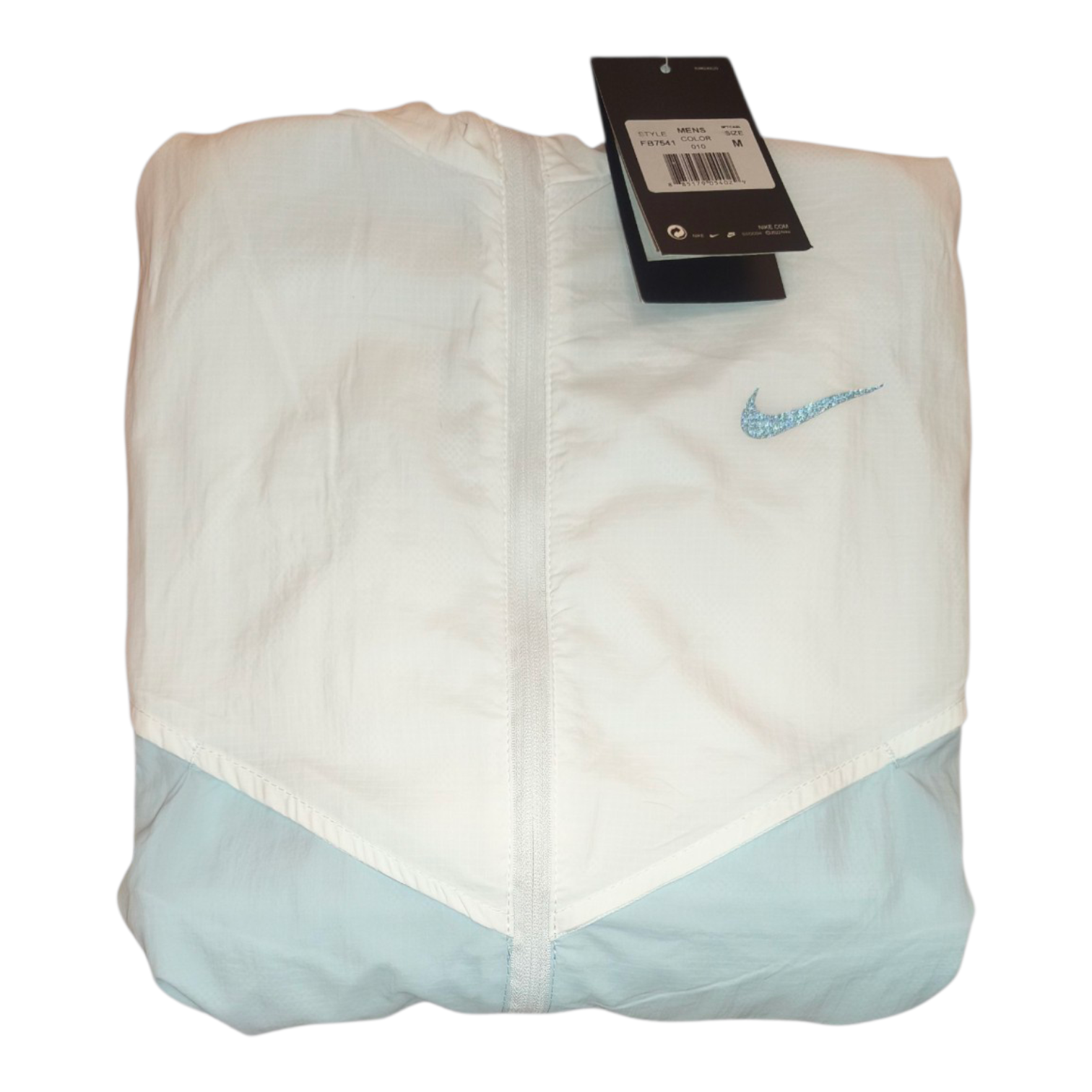 Nike Windrunner Herren Jacke - Weiß, Babyblau, M