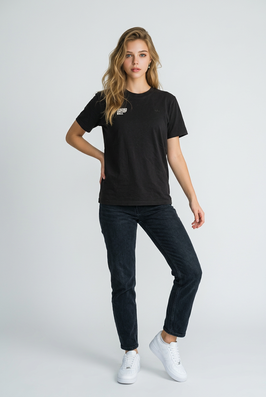 Adidas - Damen T-Shirt, Wiener Hip Hop Ball, Schwarz, Gr. M, Gebraucht