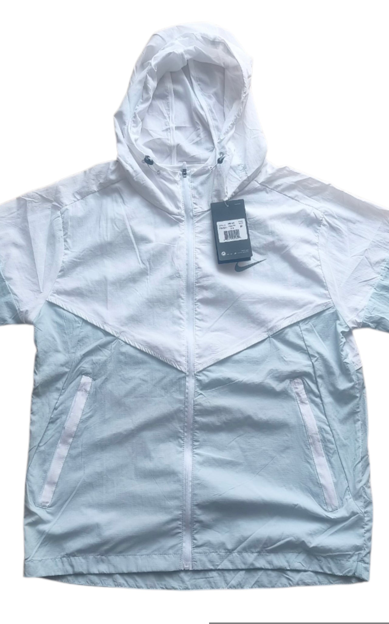 Nike Windrunner Herren Jacke - Weiß, Babyblau, M