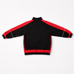 Adidas Trainingsjacken- Vintage Trackjacket, Schwarz/Rot/Weiß, Gr.S (174),