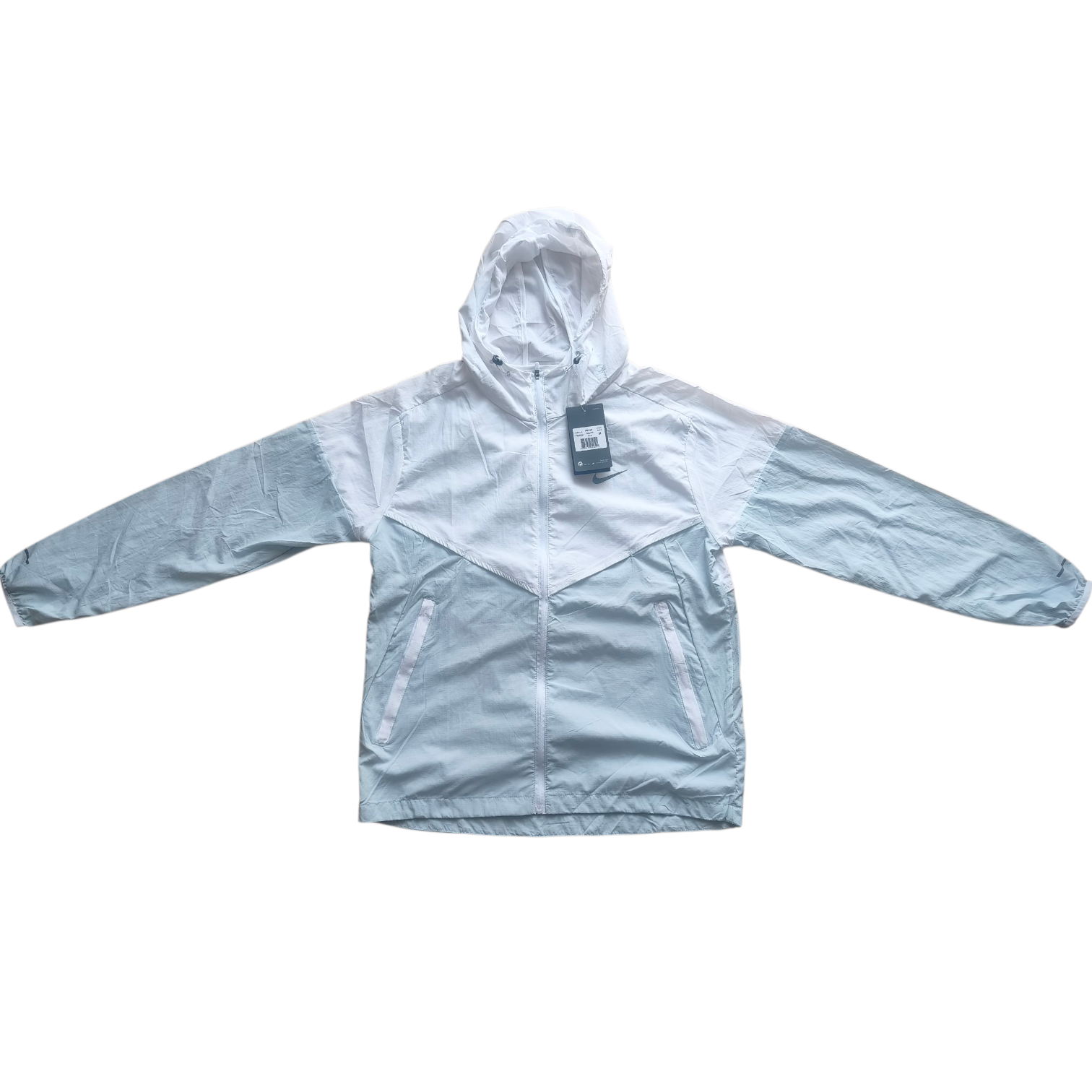 Nike Windrunner Herren Jacke - Weiß, Babyblau, M