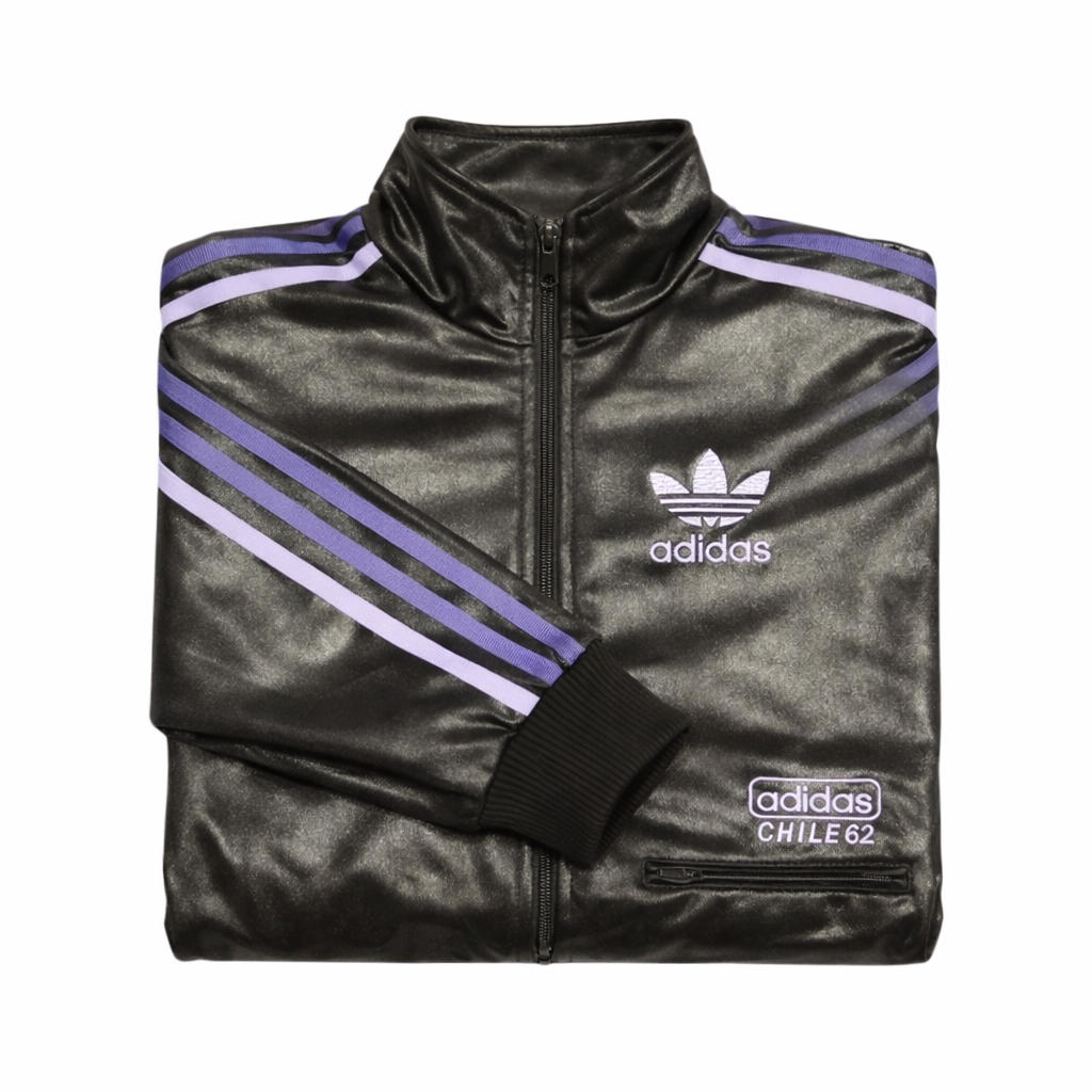 Adidas Originals "Chile 62" Special Edition, Black/Lila/Silver, Damenjacke S/36